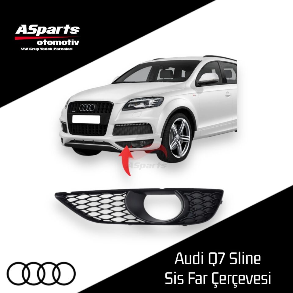 Audi Q7 Sis Far Çerçevesi Sol - Sürücü 4L0807675C