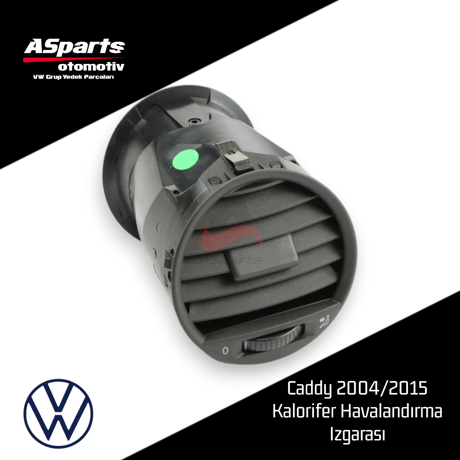 Caddy Kalorifer Havalandırma Izgarası 2K0819703B Orijinal