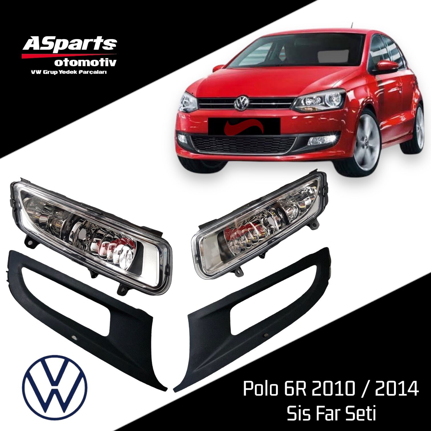 Polo 6R Sis Far Seti (Çift Fonksiyonel) 6R0198700