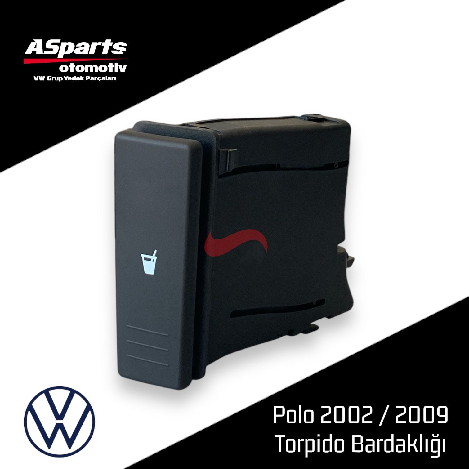 Volkswagen Polo 2002 - 2009 Ön Göğüs Bardaklık 6Q0858602G