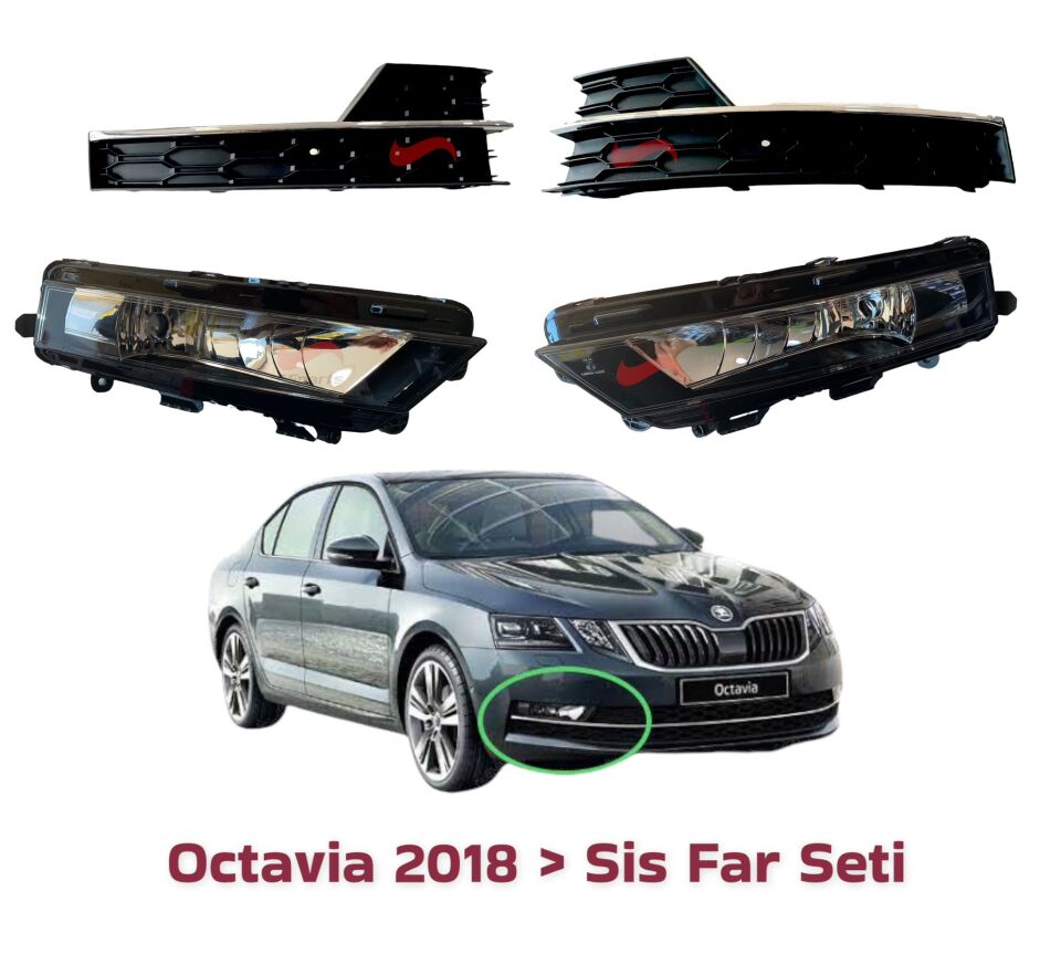 Skoda Octavia Sis Far Seti Krom 2018 - 2020 5E1198700