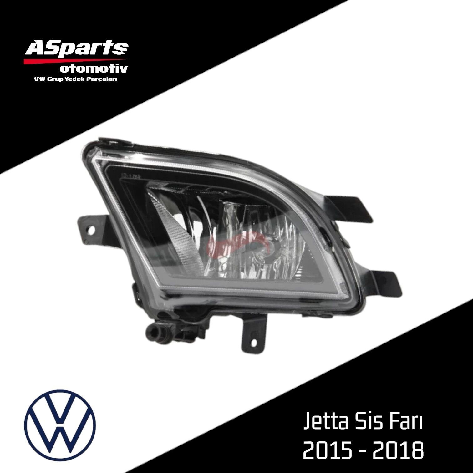 Jetta Sis Farı Sol-Sürücü 5C7941699