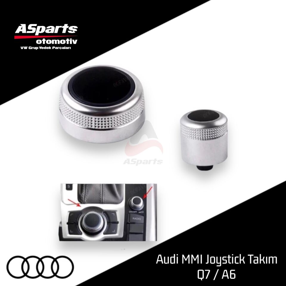 Audi MMI Joystick Takım Q7 / A6 - 4F0919069