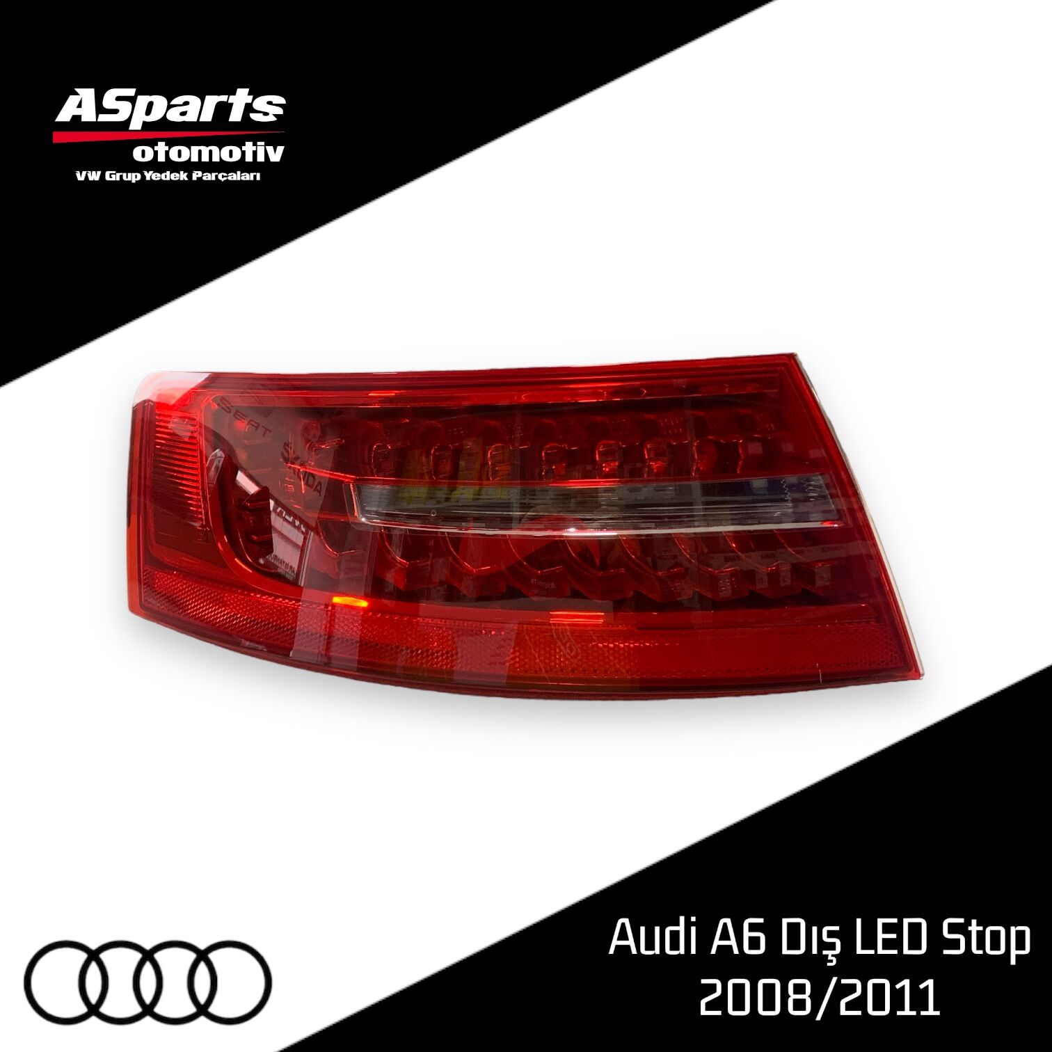 Audi A6 2009 -2011 Stop Lambası Sol-Sürücü 4F5945095J LED